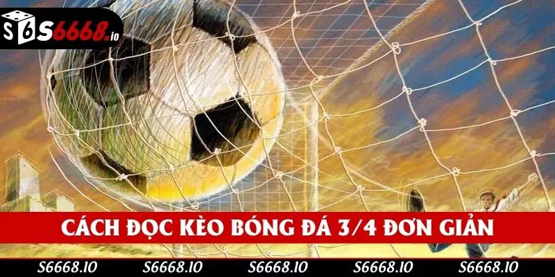 Cách đọc kèo bóng đá 3/4 đơn giản cho tân thủ